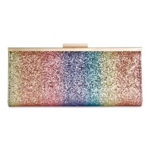 I.N.C. Carolyn Cake Glitter Clutch (EUC)